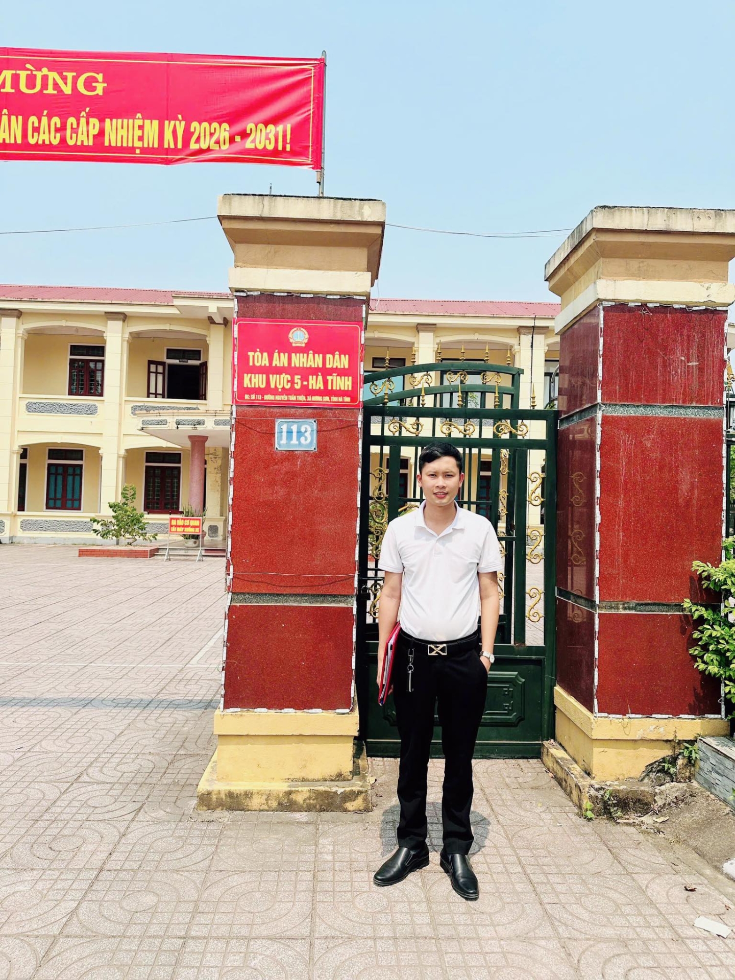 Hình ảnh luật sư làm việc tại Tòa án nhân dân khu vực 5 - Hà Tĩnh