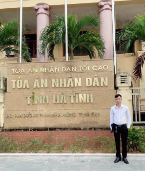 Hình ảnh luật sư tại Tòa án nhân dân tỉnh Hà Tĩnh