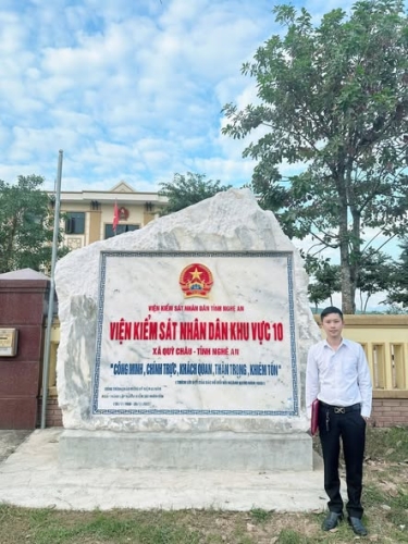 Hình ảnh luật sư làm việc tại Viện kiểm sát nhân dân khu vực 10 - Nghệ An