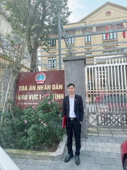 Hình ảnh luật sư làm việc tại Tòa án nhân dân khu vực 1 - Hà Tĩnh