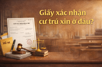 Giấy xác nhận cư trú xin ở đâu