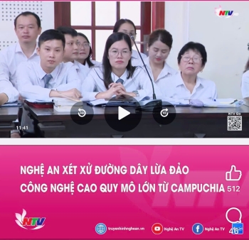 Nghệ An xét xử đường dây lừa đảo công nghệ cao quy mô lớn từ Campuchia